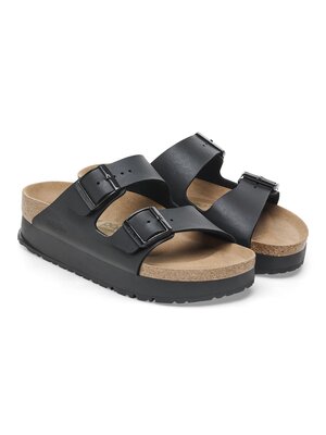 Birkenstock Arizona Papillio Flex Platform Black
