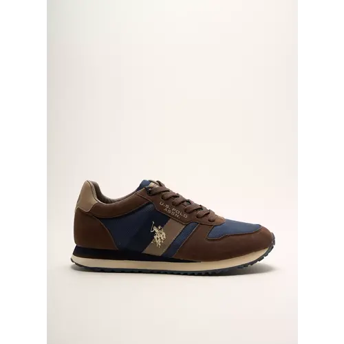 U.S. Polo Assn. XIRO Sneaker Nubuck Brown/Navy U.S. Polo Assn. XIRO Sneaker Nubuck Brown/Navy