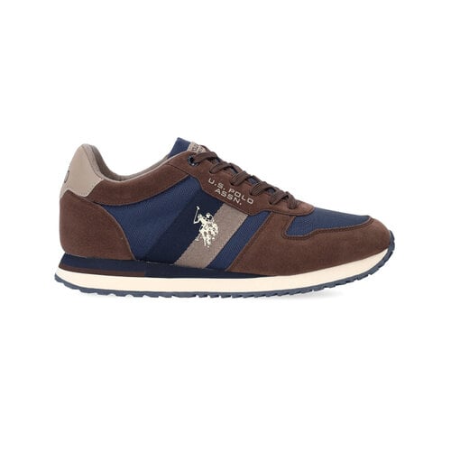 U.S. Polo Assn. XIRIO Sneaker Nubuck Brown/Navy U.S. Polo Assn. XIRIO Sneaker Nubuck Brown/Navy