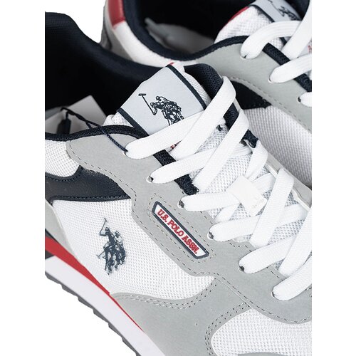U.S. Polo Assn. U.S. Polo Assn. Buzzy Heren Sneaker Grey/Red