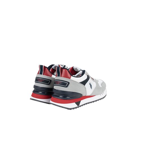 U.S. Polo Assn. U.S. Polo Assn. Buzzy Heren Sneaker Grey/Red