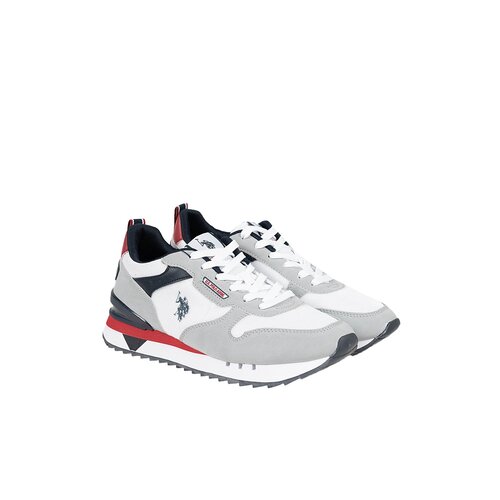 U.S. Polo Assn. U.S. Polo Assn. Buzzy Heren Sneaker Grey/Red