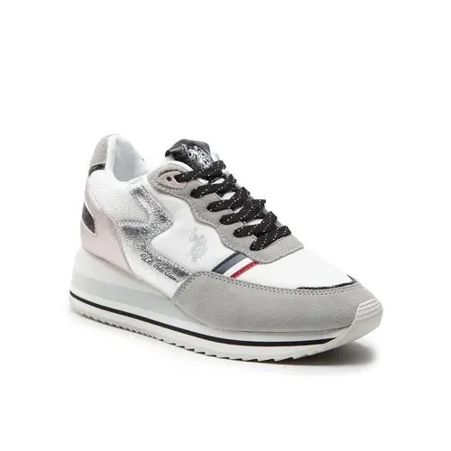 U.S. Polo Assn. U.S. Polo Assn. Sylvi Dames Sneaker White/Pink