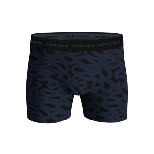 Bjorn Borg Björn Borg Cotton Stretch Boxer 5-Pack – Black / Blue / Print
