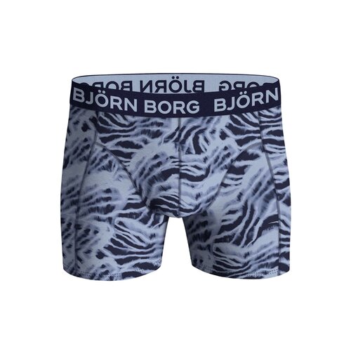 Bjorn Borg Björn Borg Cotton Stretch Boxershorts 3-Pack – Navy, Blauwgrijs & Print