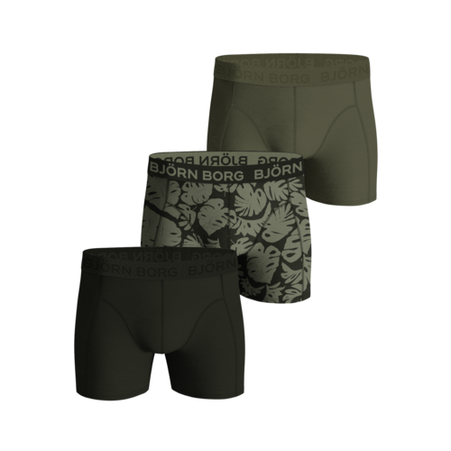 Bjorn Borg 3-Pack Groen & Print Bjorn Borg 3-Pack Groen & Print