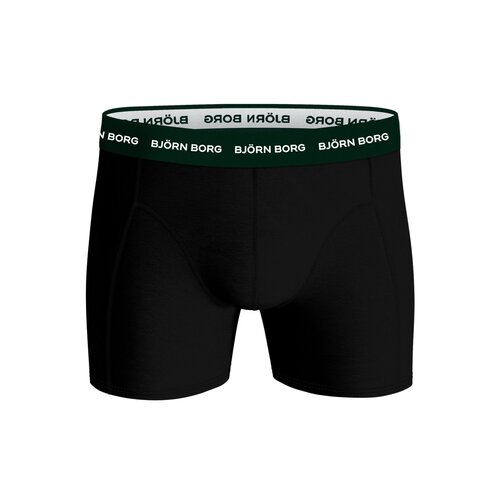 Bjorn Borg Björn Borg Cotton Stretch Boxershorts 3-Pack – Zwart, Donkergroen & Print