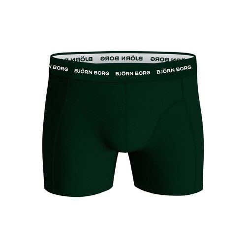 Bjorn Borg Björn Borg Cotton Stretch Boxershorts 3-Pack – Zwart, Donkergroen & Print