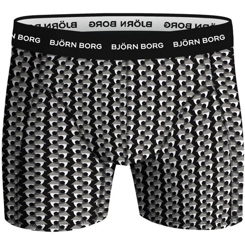 Bjorn Borg Björn Borg Heren Boxershorts 5-Pack – Cotton Stretch – Zwart/Blauw/Print