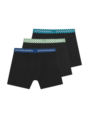 Scotch&Soda Active Stretch Boxer 3-Pack – Multi