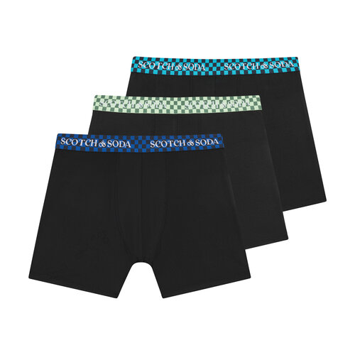 Scotch&Soda Active Stretch Boxer 3-Pack – Multi Scotch&Soda Active Stretch Boxer 3-Pack – Multi