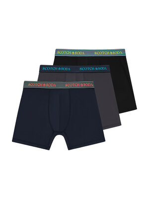 Scotch&Soda Active Stretch Boxer 3-Pack – Multi