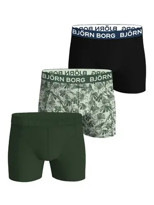 Bjorn Borg 3-Pack Boxershorts Groen