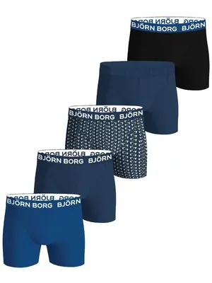 Bjorn Borg 5-Pack Boxershorts Blauw