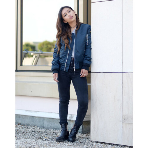 Schott Schott x American College Bomberjack Navy