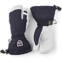 Army Leather Heli Ski JR 3finger Navy