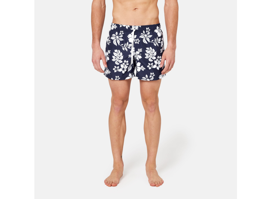 Swim Trunks Printed Navy