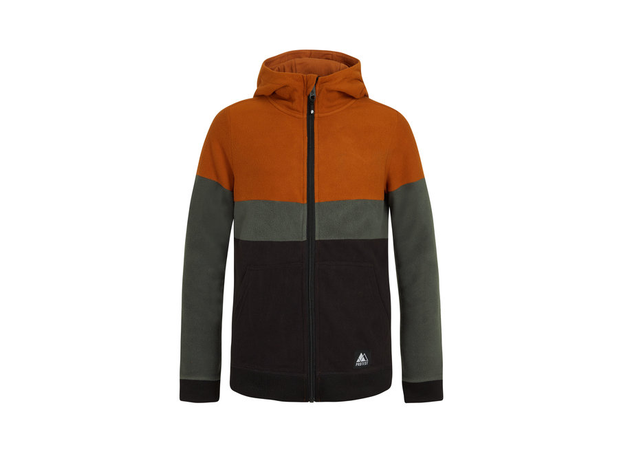 Bob Fullzip Hoody Umberorange