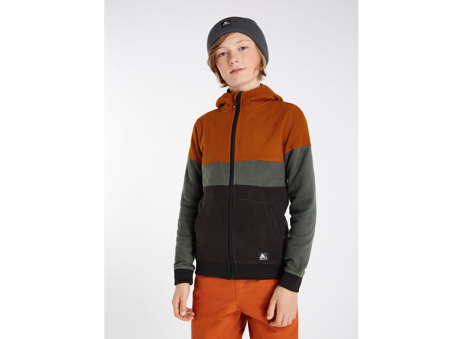 Bob Fullzip Hoody Umberorange