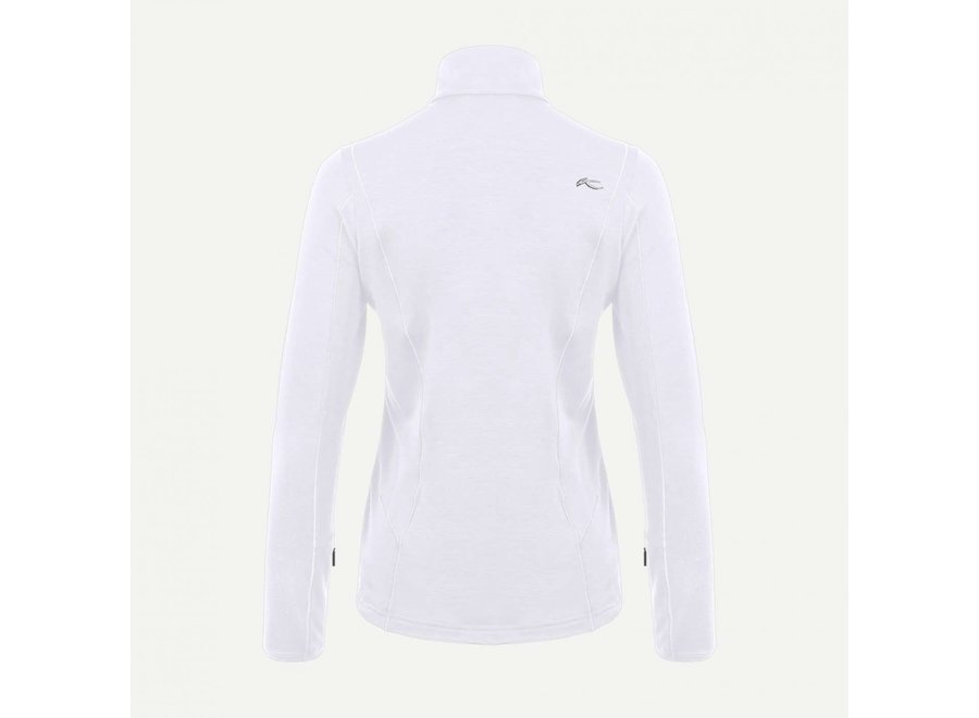 Trace Half-Zip Women White