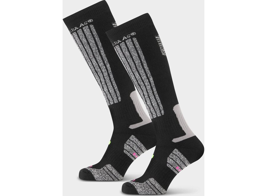 Ski Socks 2-pack Black