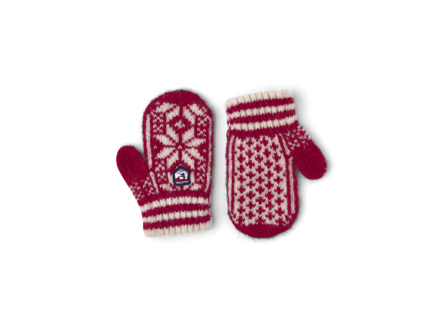 Kid's Nordic Mitt Red