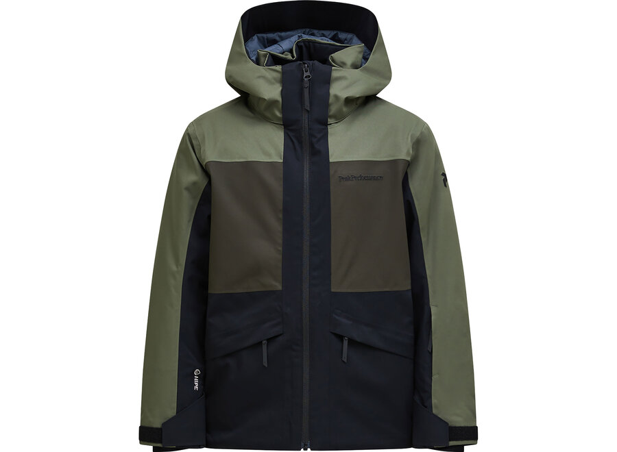 Jr Gravity Jacket PineOliveBlk