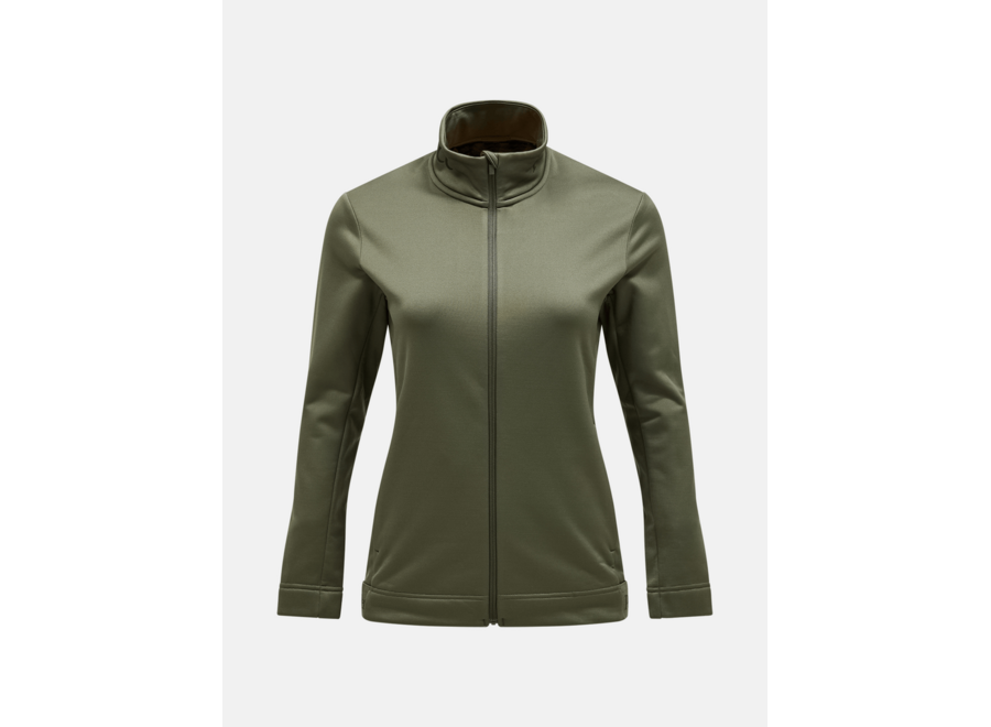 W Rider Tech Zip Jkt PineNeedl