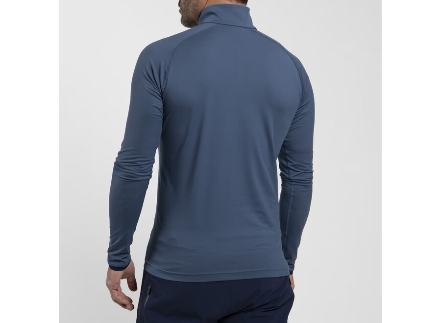 Men Feel Midlayer Half zip Admiral Blue
