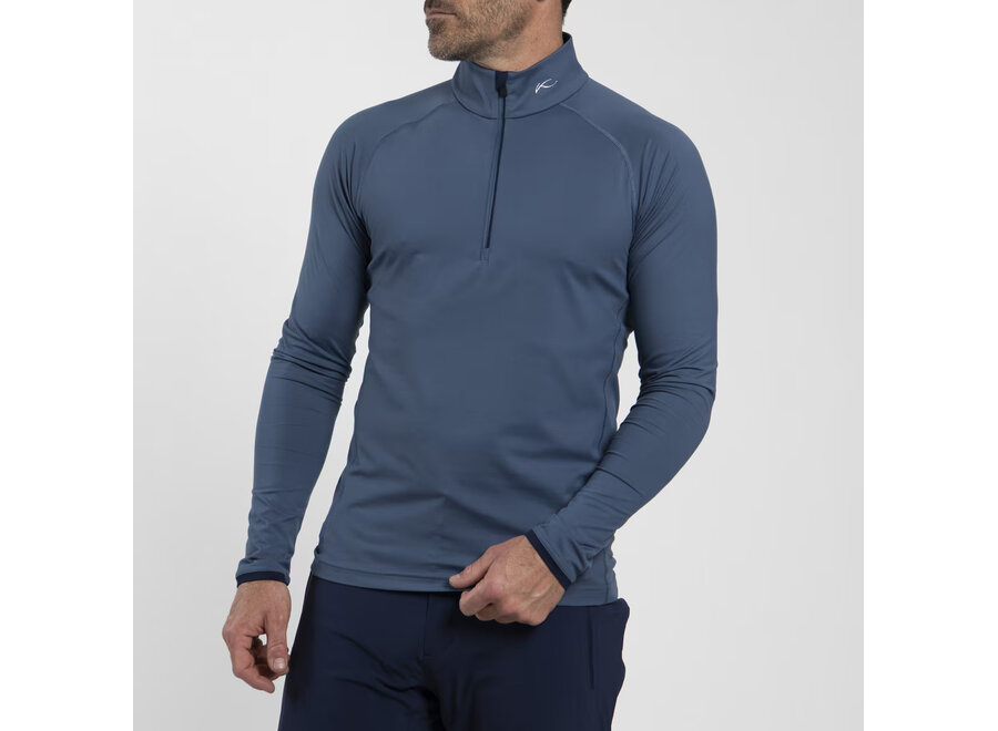 Men Feel Midlayer Half zip Admiral Blue