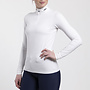 Women Feel Half-Zip.White