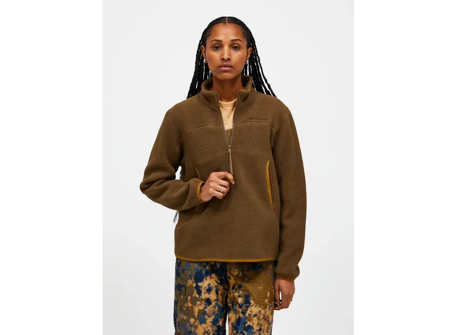 W Fleece HalfZip MeadowMoss