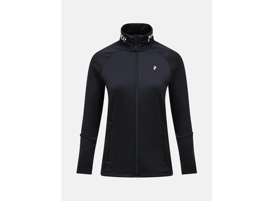 W Rider ZipJkt Blk/Blk