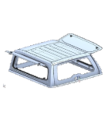 Isuzu Isuzu D-Max (2017-) V2 Singlecab Solid Bird Wing Window