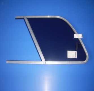 Left side sliding tinted glass