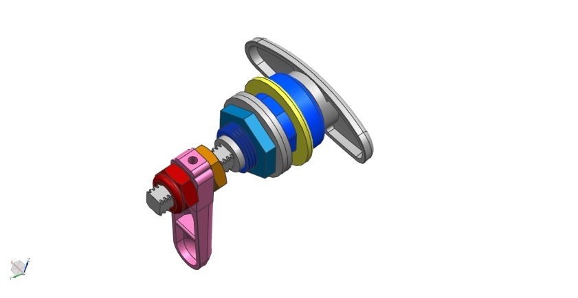 Key lock ass'y BW 4 pcs