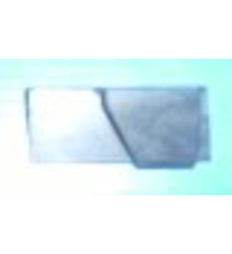 Rubber on canopy on rear side