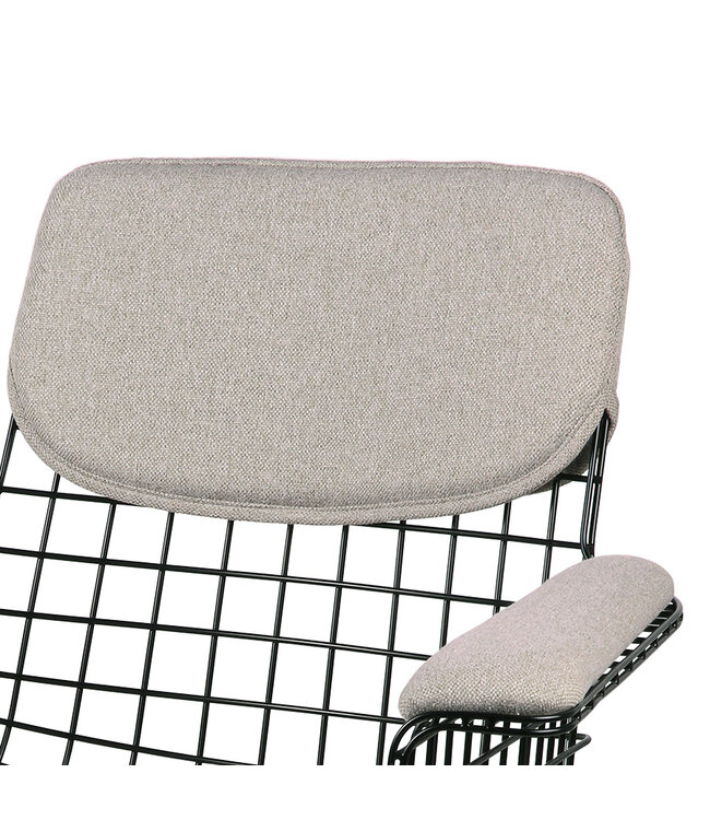 HKLIVING Kussens wire armchair comfort kit pebble