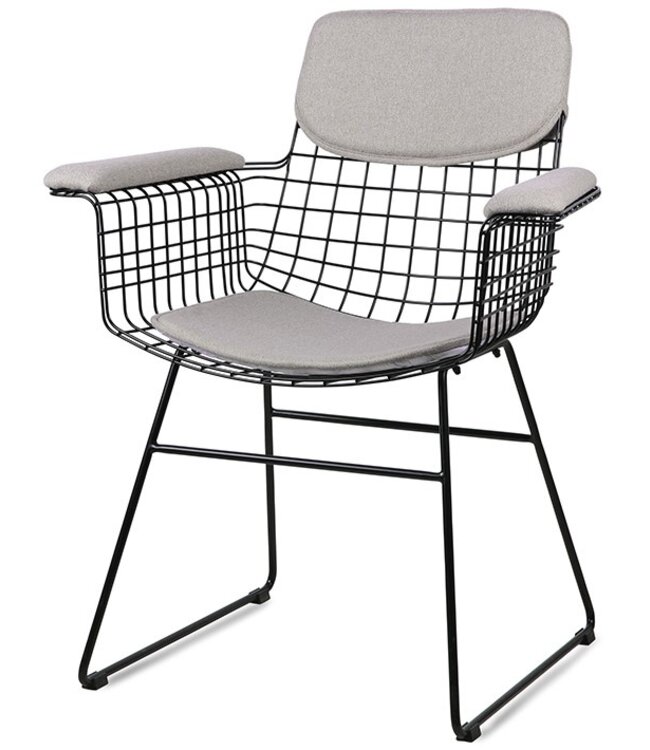 HKLIVING Kussens wire armchair comfort kit pebble