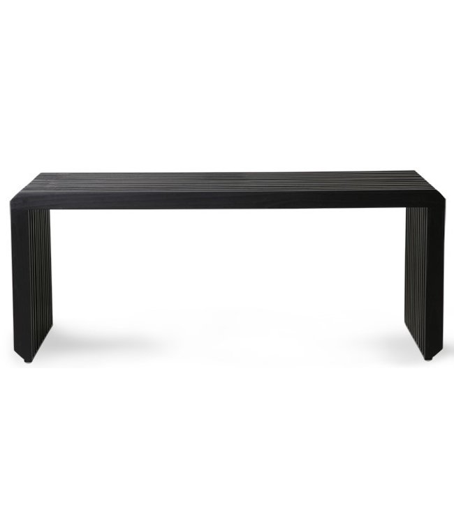 HKLIVING Bank slatted bench/element black