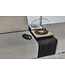 HKLIVING Bank slatted bench/element black