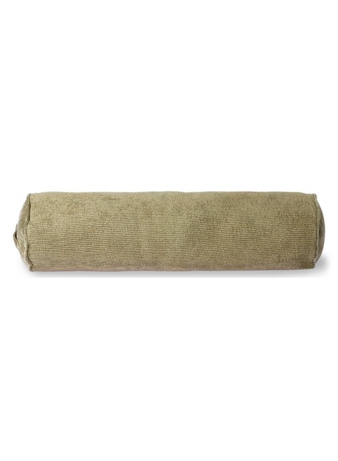 Kussen corduroy bolster cushion army green (20x70)