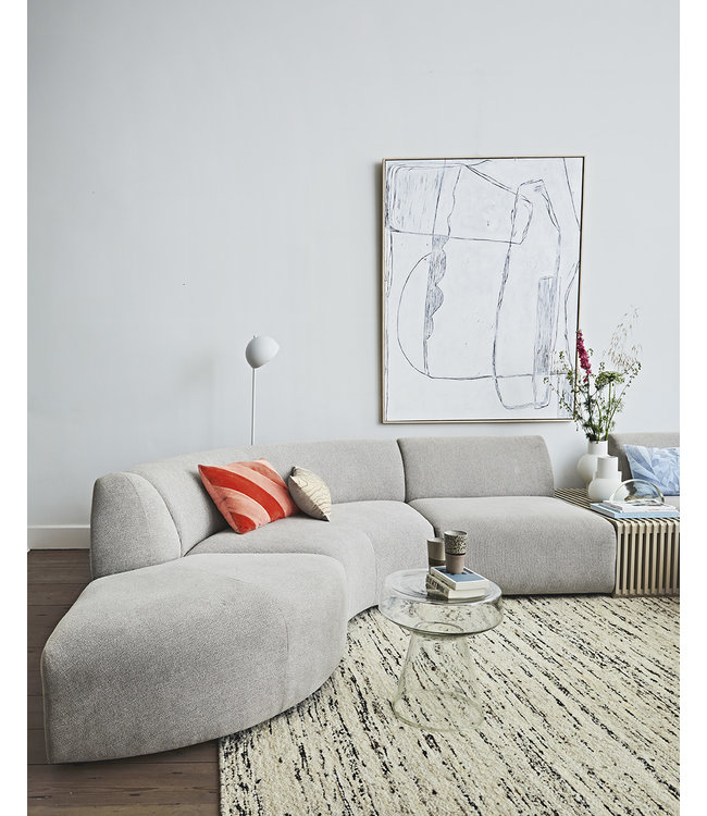 HKLIVING Bank slatted bench/element sand