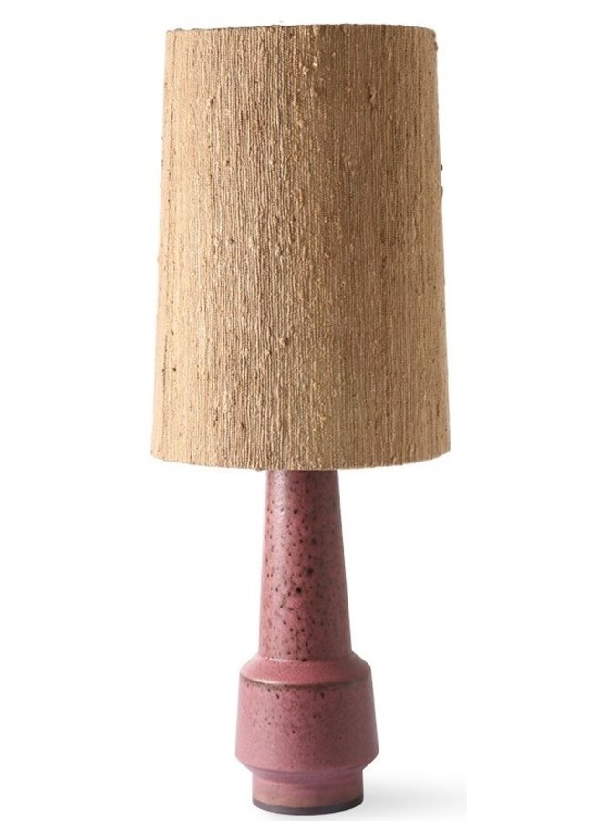 Lampenvoet Retro Stoneware Lamp Base Purple Kklup 