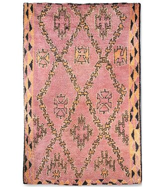 HKLIVING Vloerkleed hand knotted woolen berber rug terra/orange (180x280)
