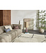 HKLIVING Vloerkleed hand woven cotton rug cream/charcoal (200x300)