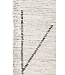 HKLIVING Vloerkleed hand woven cotton rug cream/charcoal (200x300)