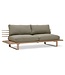 HKliving Bank aluminium outdoor lounge sofa chai