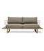 HKliving Bank aluminium outdoor lounge sofa chai