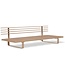 HKLIVING Bank aluminium outdoor lounge sofa chai